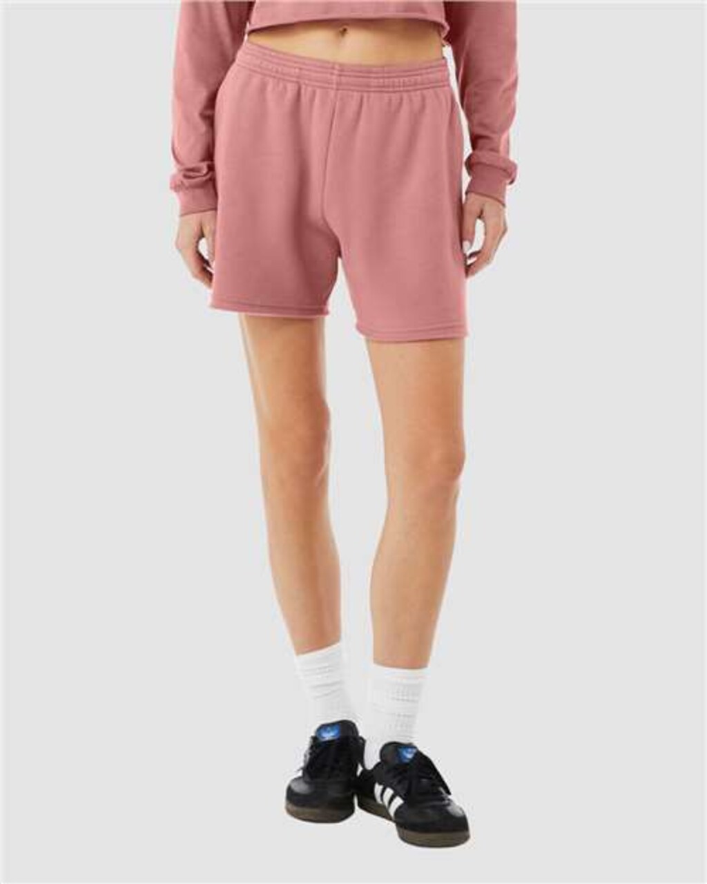 BELLA + CANVAS Women’s Cutoff Fleece Shorts – Soft Relaxed Fit Lounge Shorts for Casual Wear & Everyday Comfort